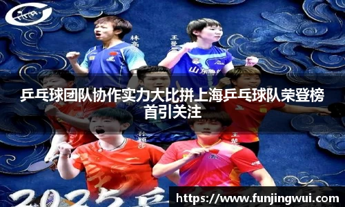乒乓球团队协作实力大比拼上海乒乓球队荣登榜首引关注
